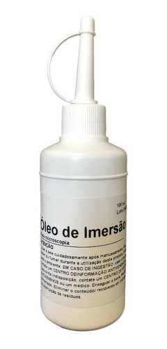 Óleo De Imersão Para Lâminas De Microscópio Laborclin 100 Ml