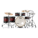 Bateria Pearl Decade Red 20,10,12,14,16 C/ Ferragem