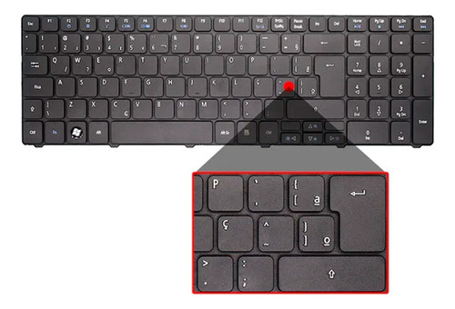 Teclado Acer - 12165 5750 Wifi F3