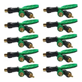 Kit 10 Cabo Y 2mx1f Rca Injetado Technoise 200pró 4mm Verde