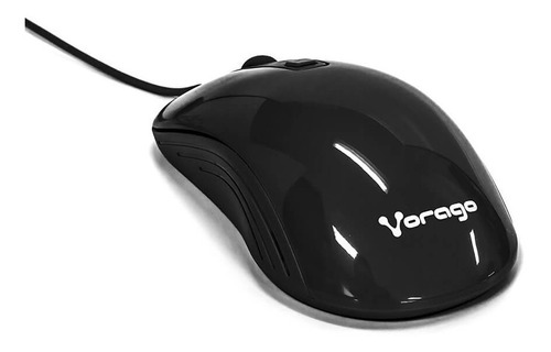 Mouse Vorago Mo-102 Negro Optico Alambrico  1000/1600 Dp /vc