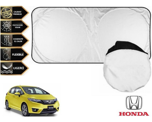 Parabrisas Cubre Sol Tapa Sol Con Ventosas Honda Fit 2015