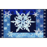 800111 Cool Snowflakes - Tapete De Puerta De Invierno De 18 