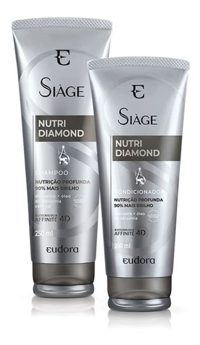 Eudora Siage Nutri Diamond Shampoo E Condicionador