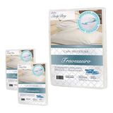 Kit 3 Capas Protetora Impermeável De Travesseiro Sleep Dry