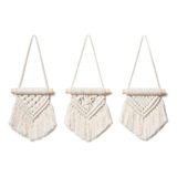 Macrame Conjunto Colgante De Pared De  Ornamentos Lindo...