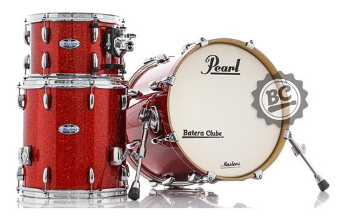 Bateria Pearl Masters Mct Vermillion 18,12,14 (shellpack)