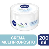 Crema Multiproposito Nivea Soft Cara Manos Cuerpo 200ml