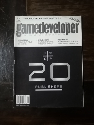 Game Developer Año 2004, Para Desarrolladores De Juegos 