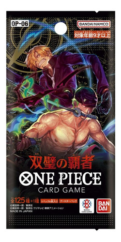 One Piece Tcg: Wings Of The Captain Op06 Sobres Japonés