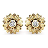 Pendientes De Girasol Para Mujer, Elegantes Pendientes De Tu