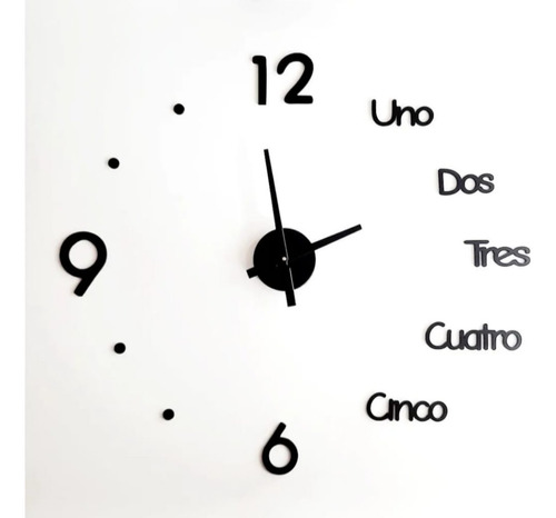 Relojes 3d De Pared Mod Español 