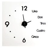Relojes 3d De Pared Mod Español 