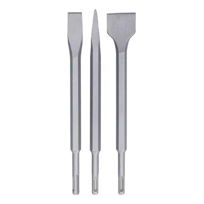 Juego 3 Cinceles 230mm Sds Plus Punta\u002Fplano | MercadoLibre