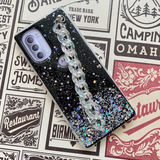 Funda Tpu Brillito Con Cadena Para Motorola Moto G51