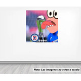 Vinil Pared 35cm Lado Cruz Azul Campeón 2021 Memes 0018