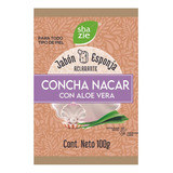 Jabon Esponja Aclarante Concha Nacar Con Aloe Vera 100 Gr