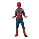 Disfraz Talla Medium Para Niños Traje De Spider-man De