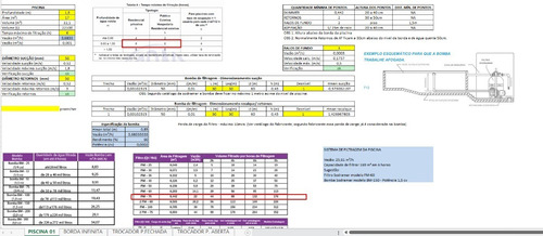 Planilhas Instalações Hidro Engenharia Predial Revit, Excel