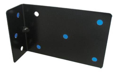 Conector Angulo Desigual Negro Madera 45x40x95mm Caja X12u