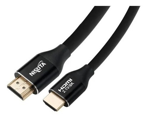 Cable Hdmi 2,00mts V2.1 8k Calidad Premium Nisuta Ns-cahd28k