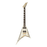 Guitarra Jackson Rrt-3 Rhoads Pro Ivory With Blk Pin