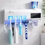 Organizador De Baño Porta Cepillos Pasta Dental Con Luz Uv | Envío gratis