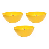 Set X3 Bowl Plástico Cereales Carol Soft Irrompible 17 Cm