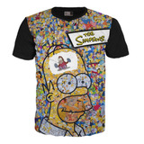 Camiseta Los Simpsons Homero Adulto Premium Exclusivas  Xl