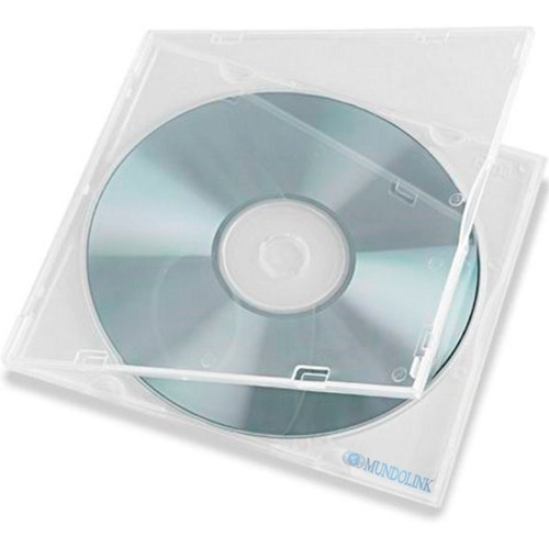 Estuche Plástico Blu Ray Cd Dvd 50 Unid Larga Duración Calid
