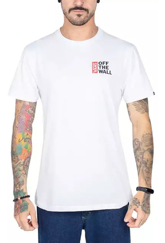 Remera Vans Off The Wall Classic Ss Vn0a4a5dwht  Hombre