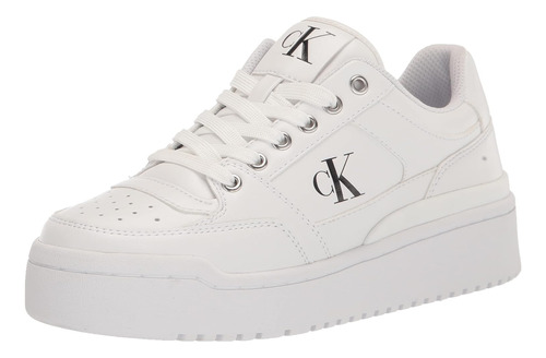 Tenis Calvin Klein Originales Blanco Mujer Comodos Casual 13