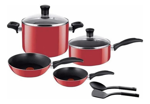 Bateria De Cocina 8 Pz  Easy Care Olla Tefal T-fal B114s885