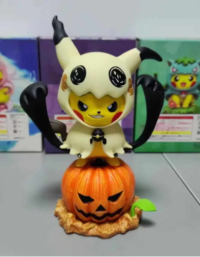 Figura Pelicula Pokemon Go Pikachu Disfraz Mimikyu Halloween