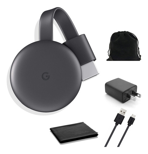 Google Chromecast - Dispositivo De Transmision Con Cable Hdm