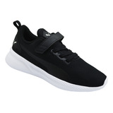 Tenis Puma Fyler Runner V Ps 192929 01 Black/white