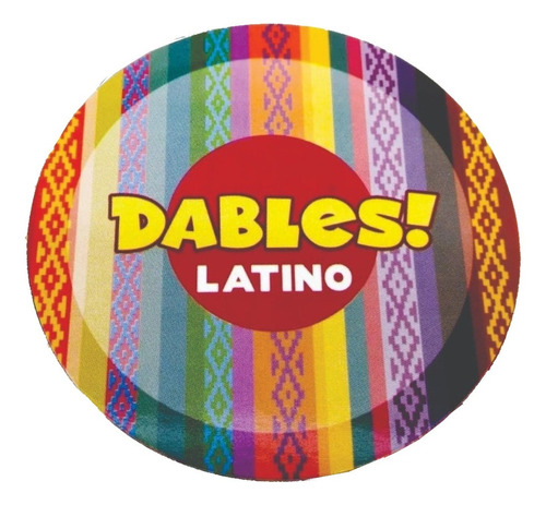 Dables Latino Juego Mesa Cartas Redondas Circulares Memoria