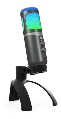 Microfono Rs Dr08 Condensador De Mesa Cardioide Usb Gamer
