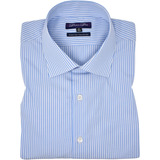 Camisa Formal Luxury Azul Claro Rayas