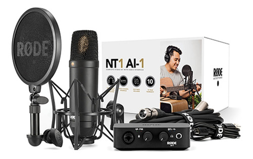 Kit Estudio Rode Con Interfaz De Audio Ai-1 + Micrófono Nt1