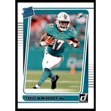 2021 Donruss 263 Jaylen Waddle Miami Dolphins Rookies Califi