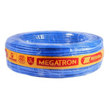 Cabo Flexível Megatron 6mmx100m Rolo 750v Azul