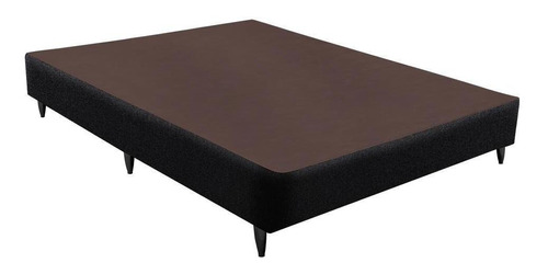 Base Sommier Linho Preto Casal (138x188x23) - Ortobom