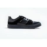 Zapatilla Skate Calpe Ecocuero Reforzadas Recife Full Black