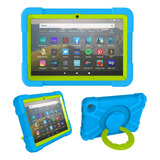 Azul+verde Grama Para Amazon Kindle Fire Hd8 (2020) Pc+ Si