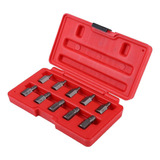 Juego Extractor Tornillos Rotos Espárragos 10 Pc Cr.van. E.