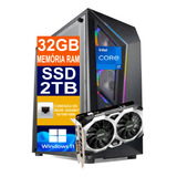 Pc Gamer Cpu Intel I7 7700, Ssd 2tb, 32gb Ddr4, Gtx 1650 4gb