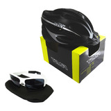 Combo Casco In Mould Marca Fast + Lentes Ciclismo