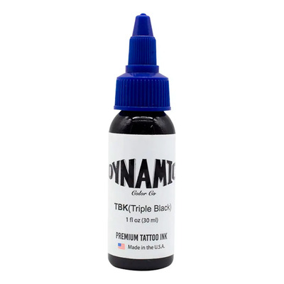 Tinta Profesional Para Tatuar Dynamic Triple Black 1oz | Meses sin interés