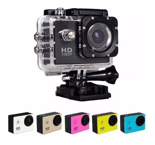 Camara Deportiva Hd Sumergible 30 Metros + Accesorios